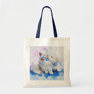 Bolsa Tote Filhote de cachorro e gatinho