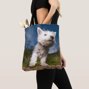 Bolsa Tote Filhote de cachorro ocidental de Terrier das