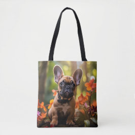 Bolsa Tote 🐶💗Filhote Sweet Frenchie na selva