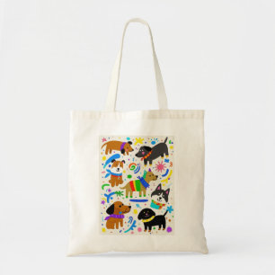 Bolsa Tote Filhotes de animação