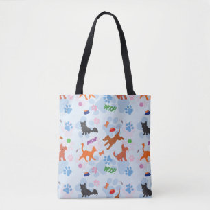 Bolsa Tote Filhotes de cachorro e gatinhos
