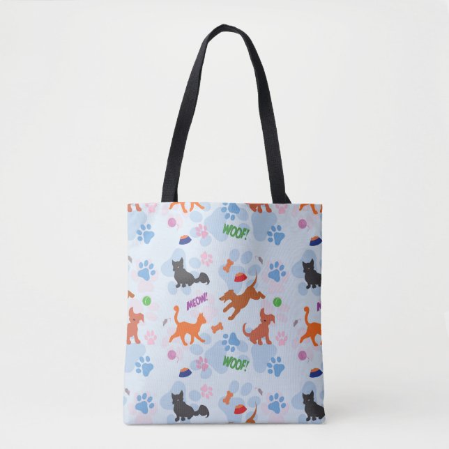 Bolsa Tote Filhotes de cachorro e gatinhos (Frente)