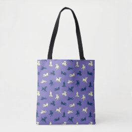 Bolsa Tote Filhotes de Labrador amarelos e pretos Cachorro ro