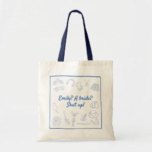 Bolsa Tote Filme da Princesa Bachelorette Y2K 2000 Personaliz