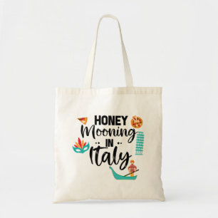 Bolsa Tote Filme de mel em Itália Casal que corresponde às fé