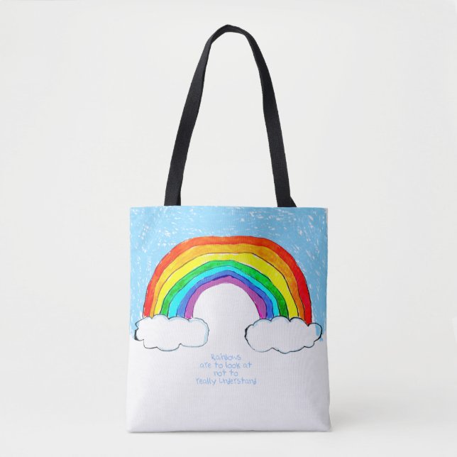 Bolsa Tote Filosofia Arco-íris (Frente)
