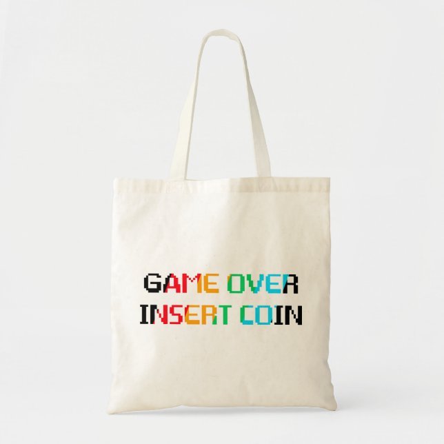 Bolsa Tote Fim de Jogo Insira Moeda (Frente)
