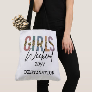 Bolsa Tote Fim de semana das meninas estampa de chita Férias 