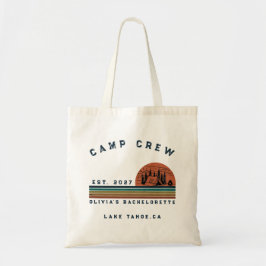 Bolsa Tote Fim de Semana de Acampamento Personalizado Despedi