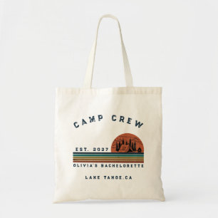 Bolsa Tote Fim de Semana de Acampamento Personalizado Despedi