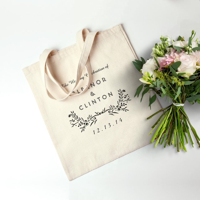 Bolsa Tote Fim de Semana de Casamento (Criador carregado)