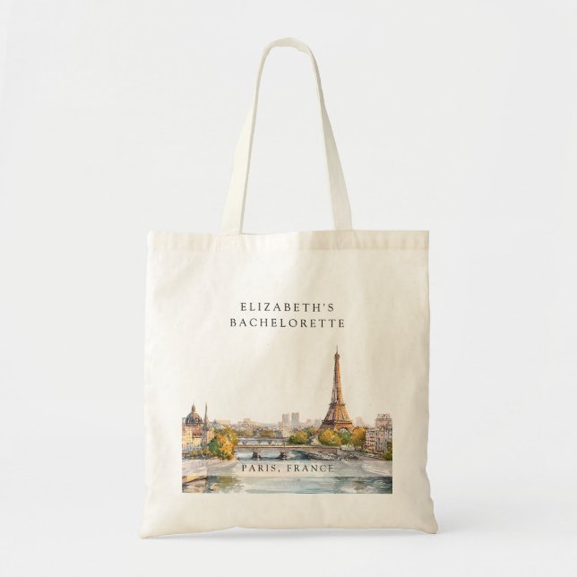 Bolsa Tote Fim de Semana de Despedida de Solteira com Paisage (Frente)