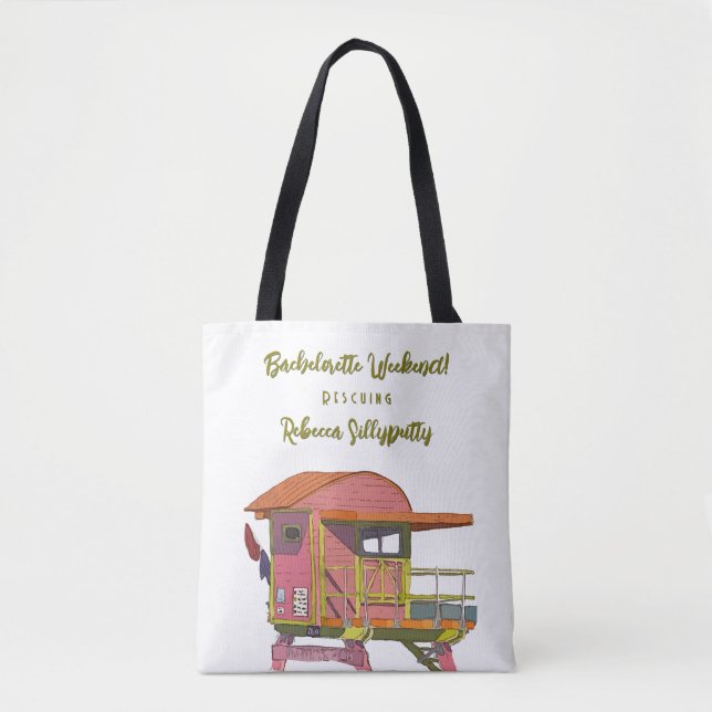 Bolsa Tote Fim de Semana de Despedida de Solteira com Vibraçõ (Frente)