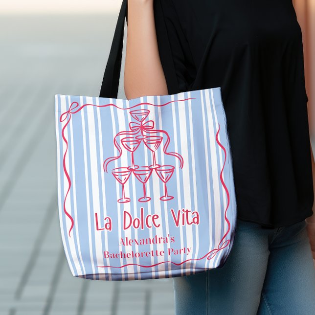 Bolsa Tote Fim de Semana de Solteira La Dolce Vita (Criador carregado)