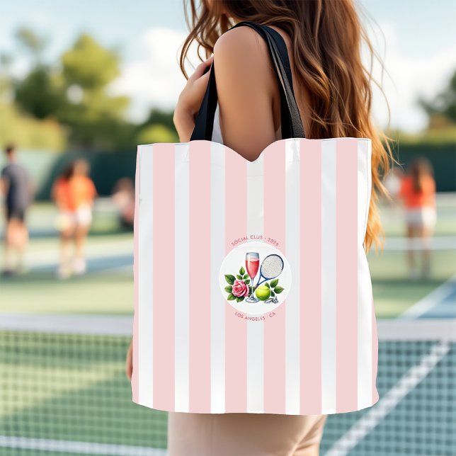 Bolsa Tote Fim de Semana do Clube Social Chic (Chic Social Club Bachelorette Weekend Tote Bag)