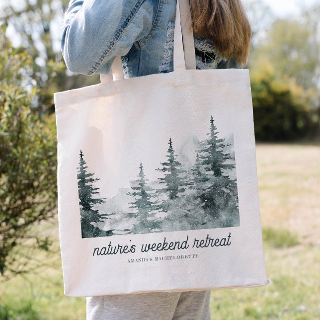 Bolsa Tote Fim de Semana na Natureza Retiro Solteira na Flore (Criador carregado)