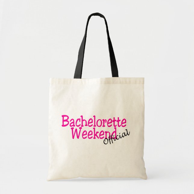 Bolsa Tote Fim de semana oficial de Bachelorette (Frente)