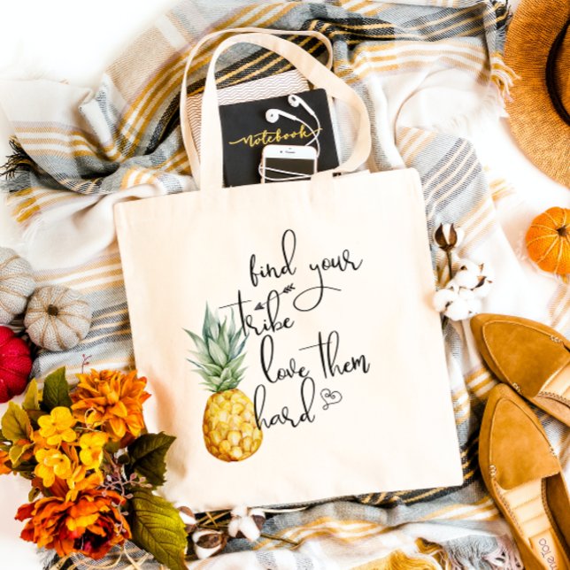 Bolsa Tote Fin Your Tribe Girl's Trip Bachelorette Vacation (Criador carregado)