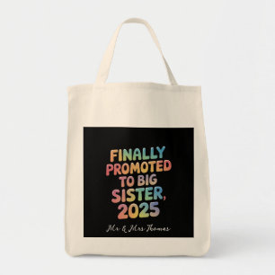Bolsa Tote Finalmente promovido à Big Sister 2025 Adorável
