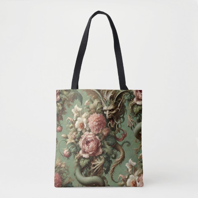 Bolsa Tote Finaria do Drac - Dragão Barroco Gótico (Frente)