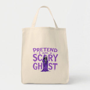 Bolsa Tote Fingir que sou um fantasma assustador - Dia de as