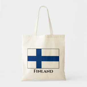 Bolsa Tote Finlândia (finlandês) Flag