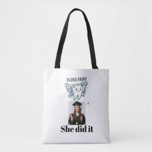 Bolsa Tote Fio Dental Personalizado de Higienista Dentário Gr