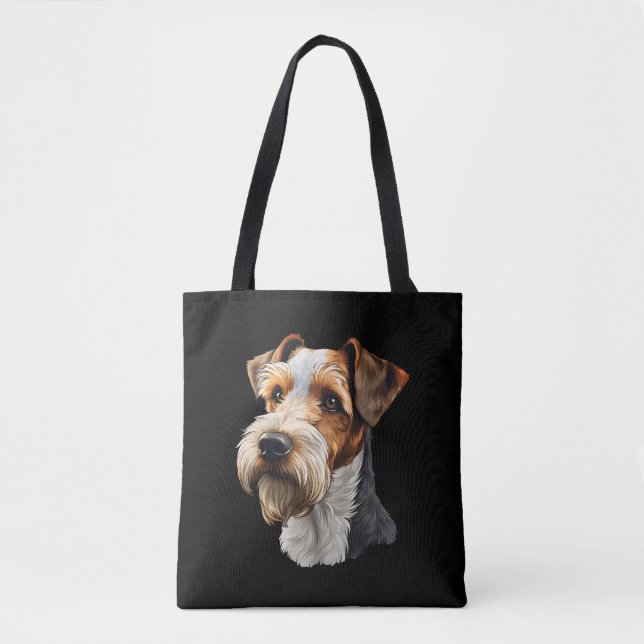 Bolsa Tote Fio Hair Fox Terrier (Frente)
