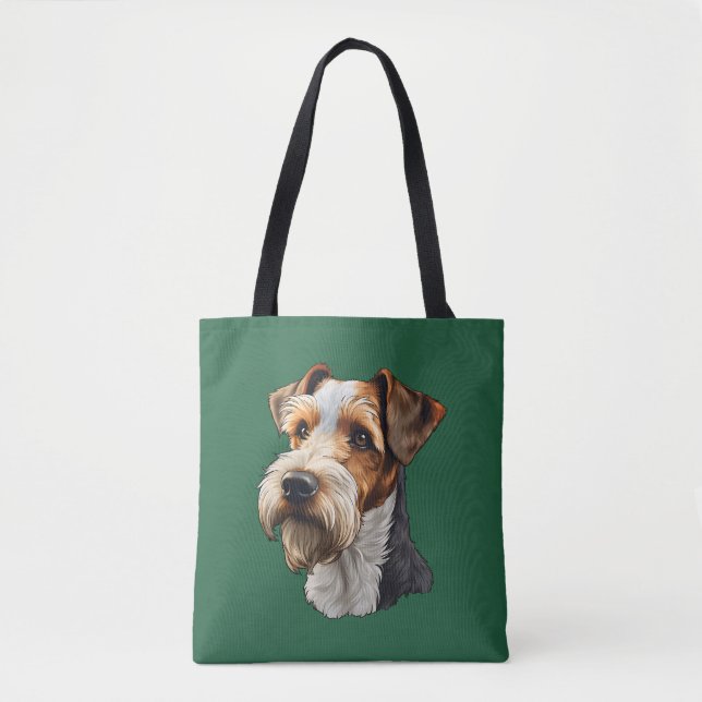 Bolsa Tote Fio Hair Fox Terrier (Frente)