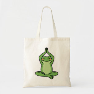 Bolsa Tote Fique Calmo, Fique Raro - Sapo De Meditação De Zen