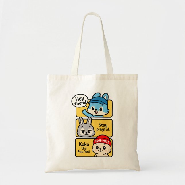 Bolsa Tote Fique Divertido (Frente)