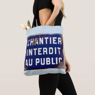 Bolsa Tote Fique Fora!