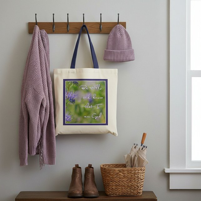 Bolsa Tote Fique quieto (Criador carregado)