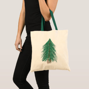 Bolsa Tote Fir Tree Forest