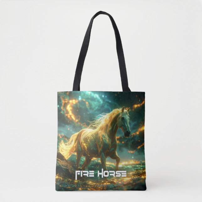 BOLSA TOTE FIRE HORSE - CHINESE ZODIAC -  (Frente)