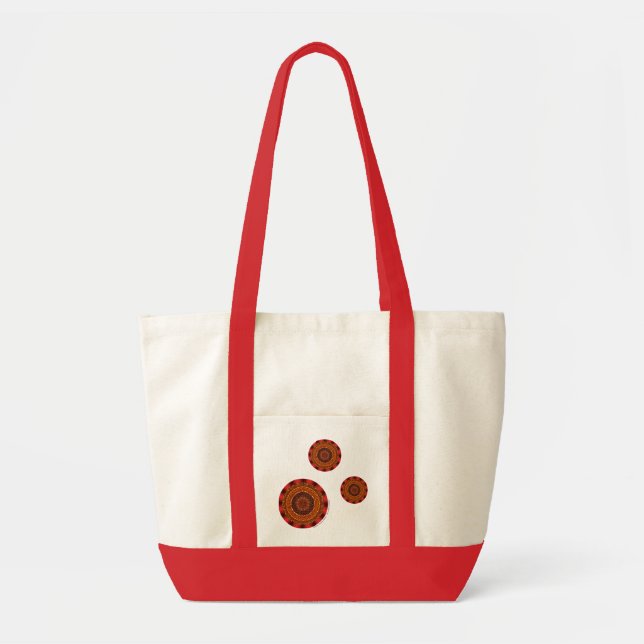 Bolsa Tote Fire Mandala Tote Bag (Frente)