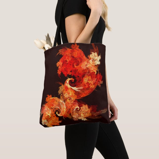 Bolsa Tote Firebird Abstrato Art (Close Up)