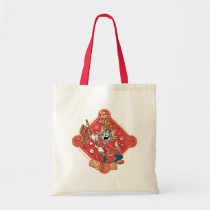 Bolsa Tote Firecrackers de Iluminação de Tom e Jerry