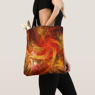 Bolsa Tote Firestorm Nova Abstrato Art