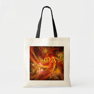 Bolsa Tote Firestorm Nova Abstrato Art Monograma Bag