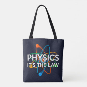 Bolsa Tote FÍSICA É A LEI Diversão Científica