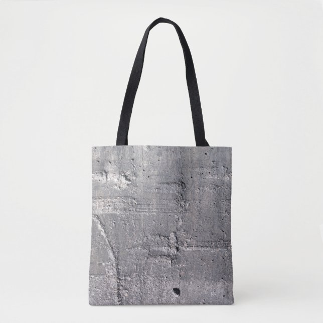 Bolsa Tote Fissuras na parede de fundo da textura (Frente)