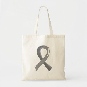 Bolsa Tote Fita cinzenta 3 do tumor cerebral