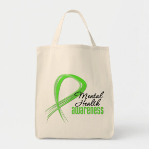 Bolsa Tote Fita da consciência da saúde mental