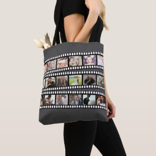 Bolsa Tote Fita De Filme Personalizada Com As Suas Próprias F