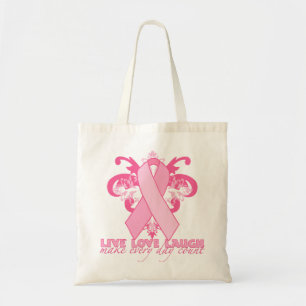 Bolsa Tote Fitas cor-de-rosa cada dia