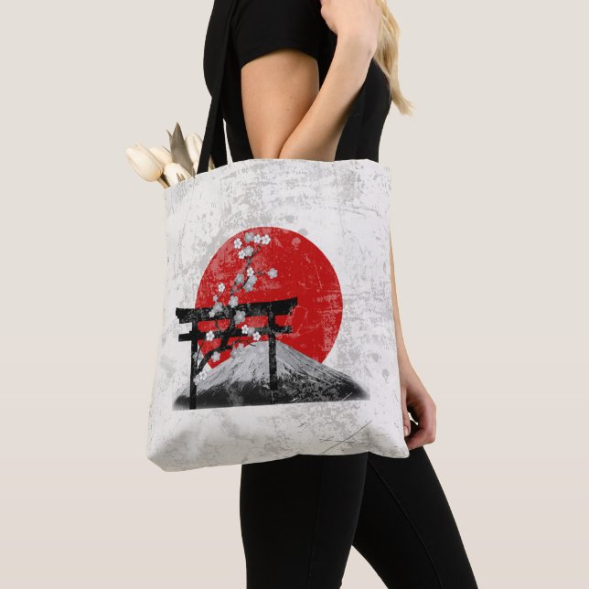Bolsa Tote Flag e Symbols of Japan ID153 (Close Up)