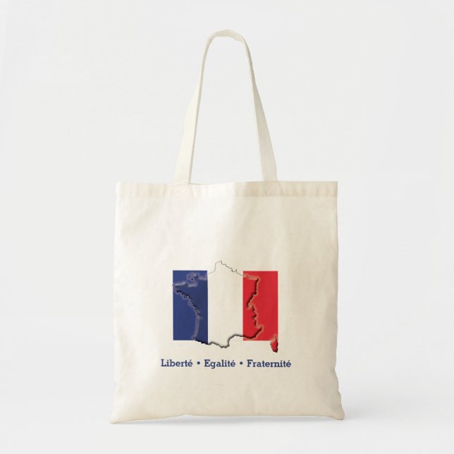 Bolsa Tote FLAG Liberté Egalité Fraternité (Frente)