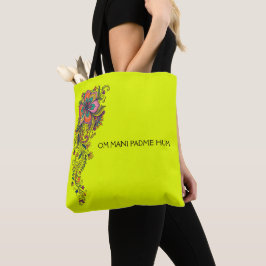 Bolsa Tote Flaire Floral Retro Border 6 + seu texto