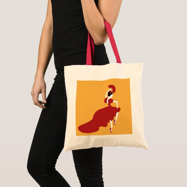 Bolsa Tote Flamenco Dancer Tote Bag (Frente (produto))